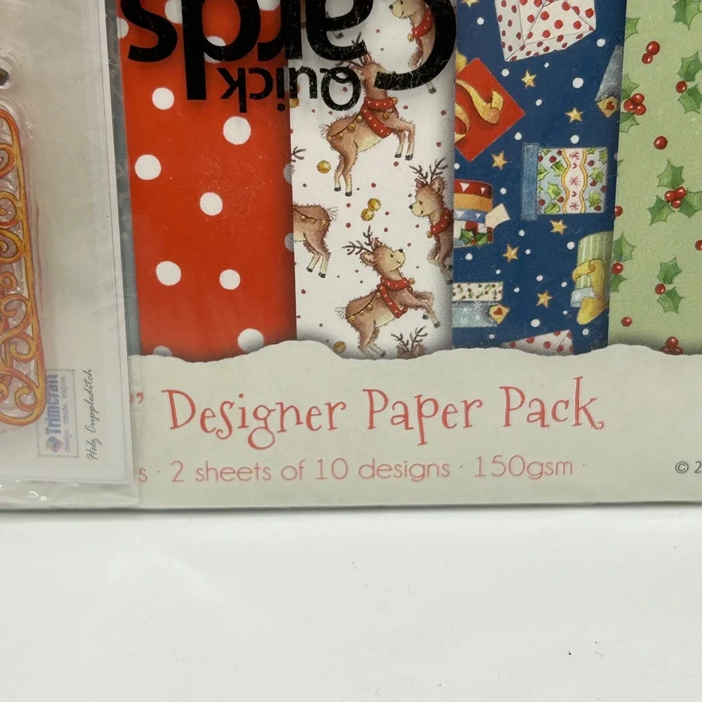 Trimcraft Helz Cuppleditch The Night Before Christmas Paper Pack‎ & Clear Stamp